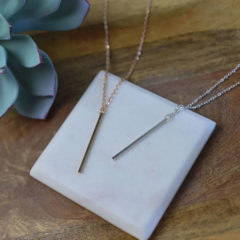 Long Bar Necklace